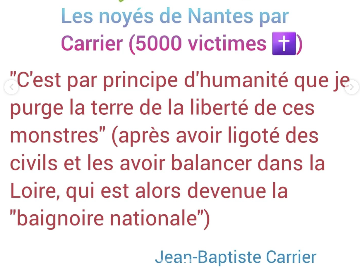 Autre citation sur les noyades de Nantes